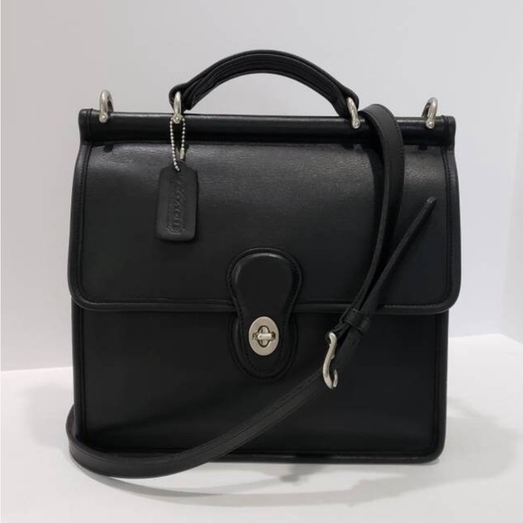 Coach Handbags - WILLIS BAG Black with Nickel Hardware - Vintage Coach #8927